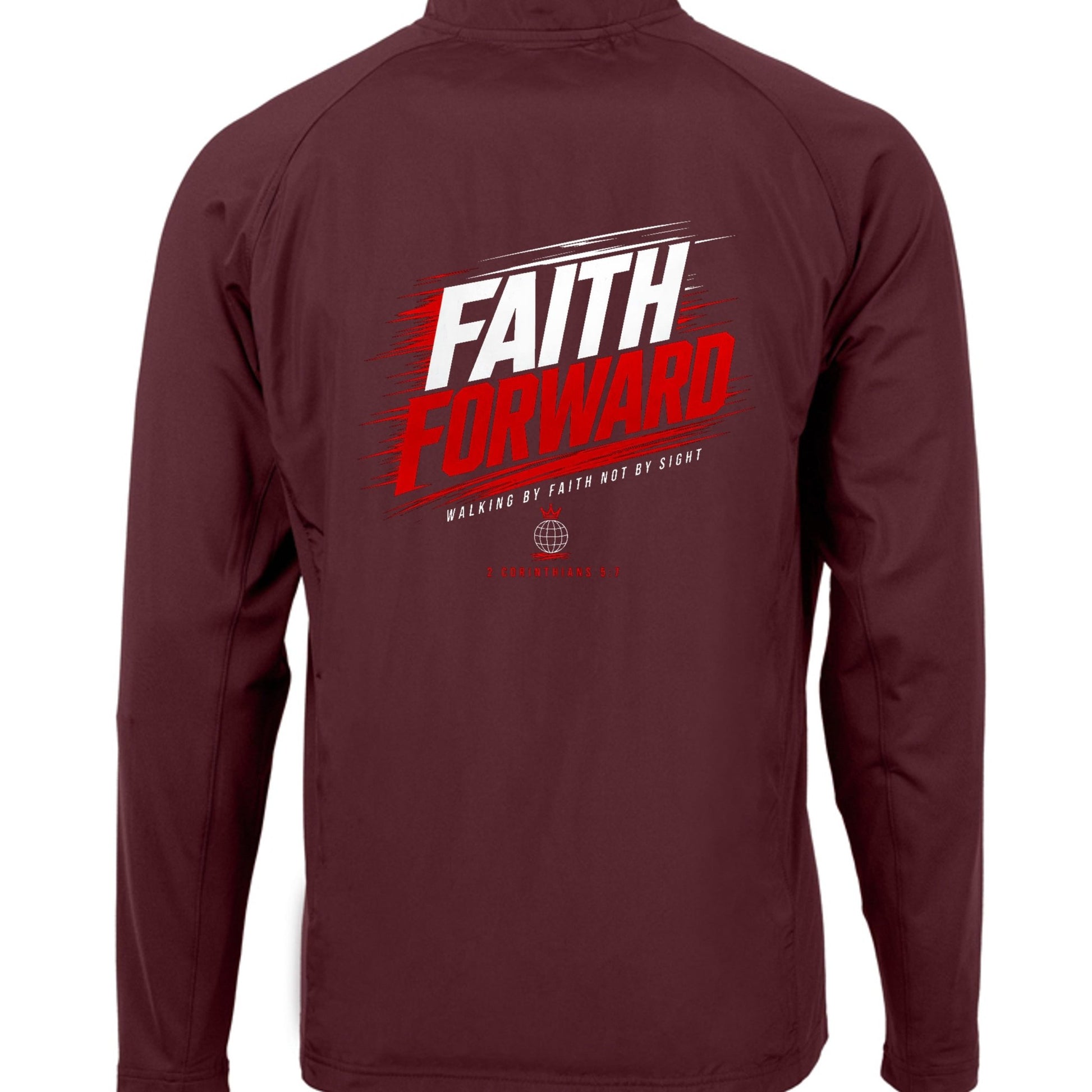 Faith Forward Men's Christian Jacket - ClaimedbyGodDesigns