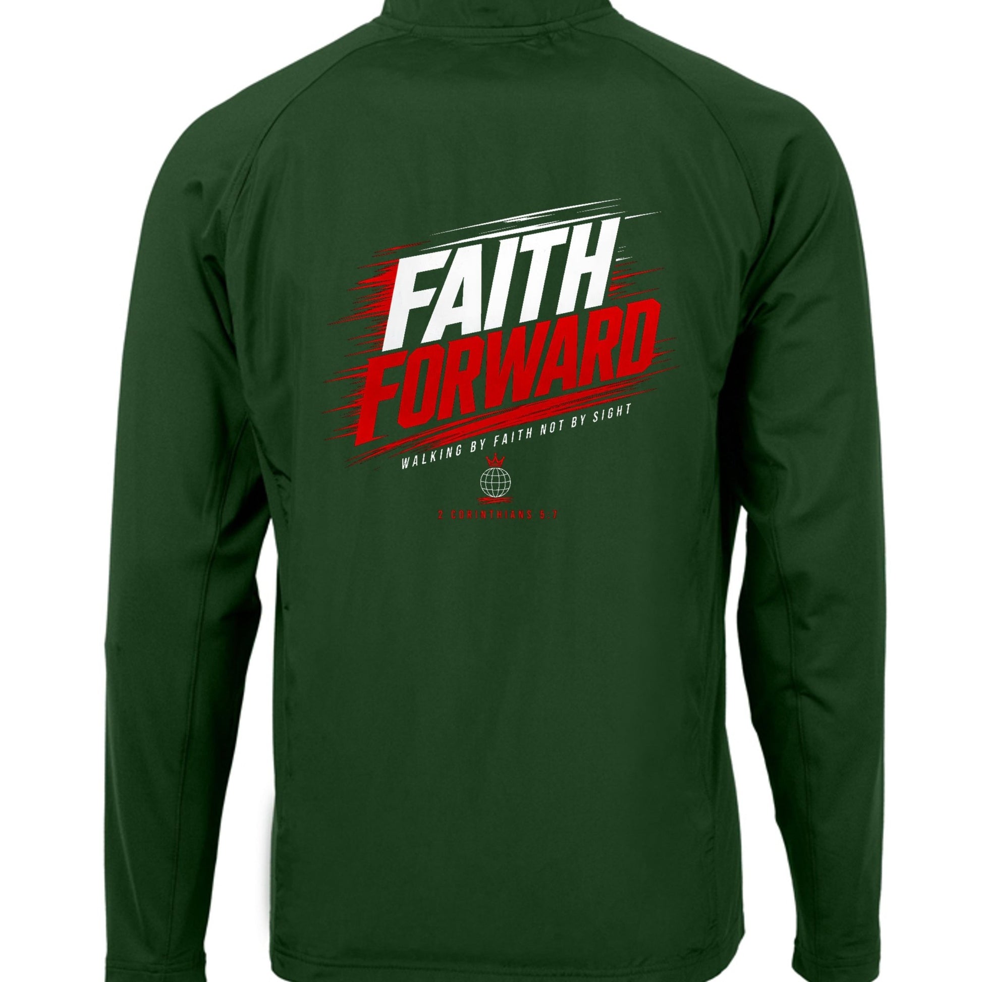 Faith Forward Men's Christian Jacket - ClaimedbyGodDesigns