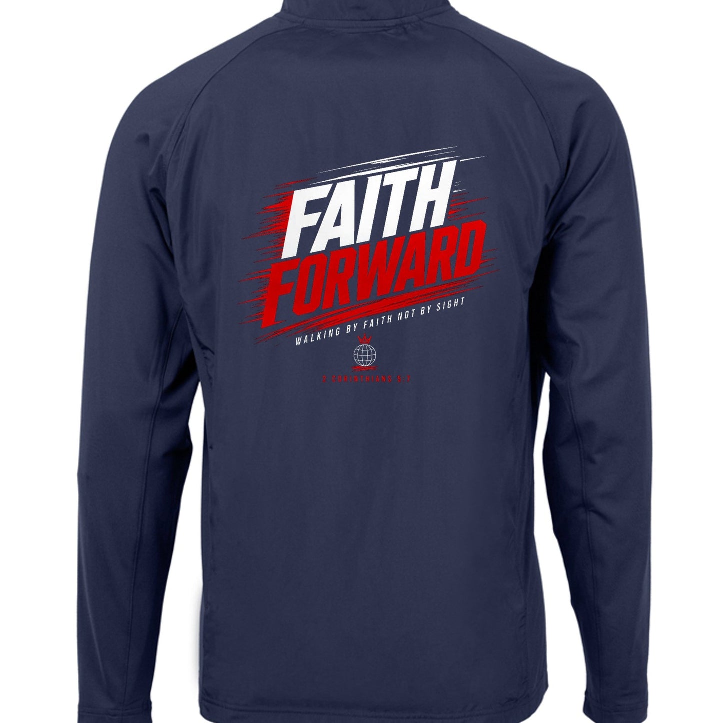 Faith Forward Men's Christian Jacket - ClaimedbyGodDesigns