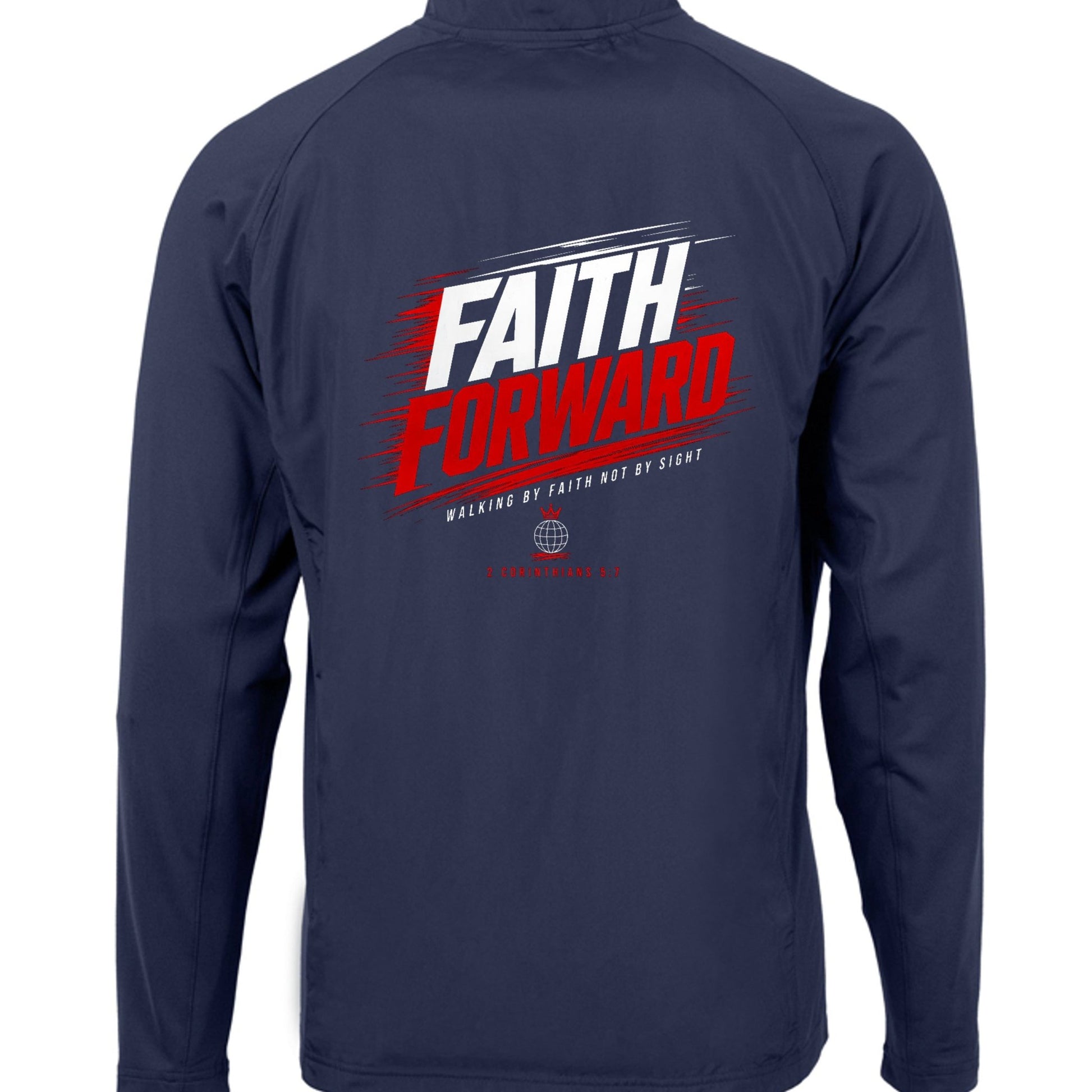 Faith Forward Men's Christian Jacket - ClaimedbyGodDesigns
