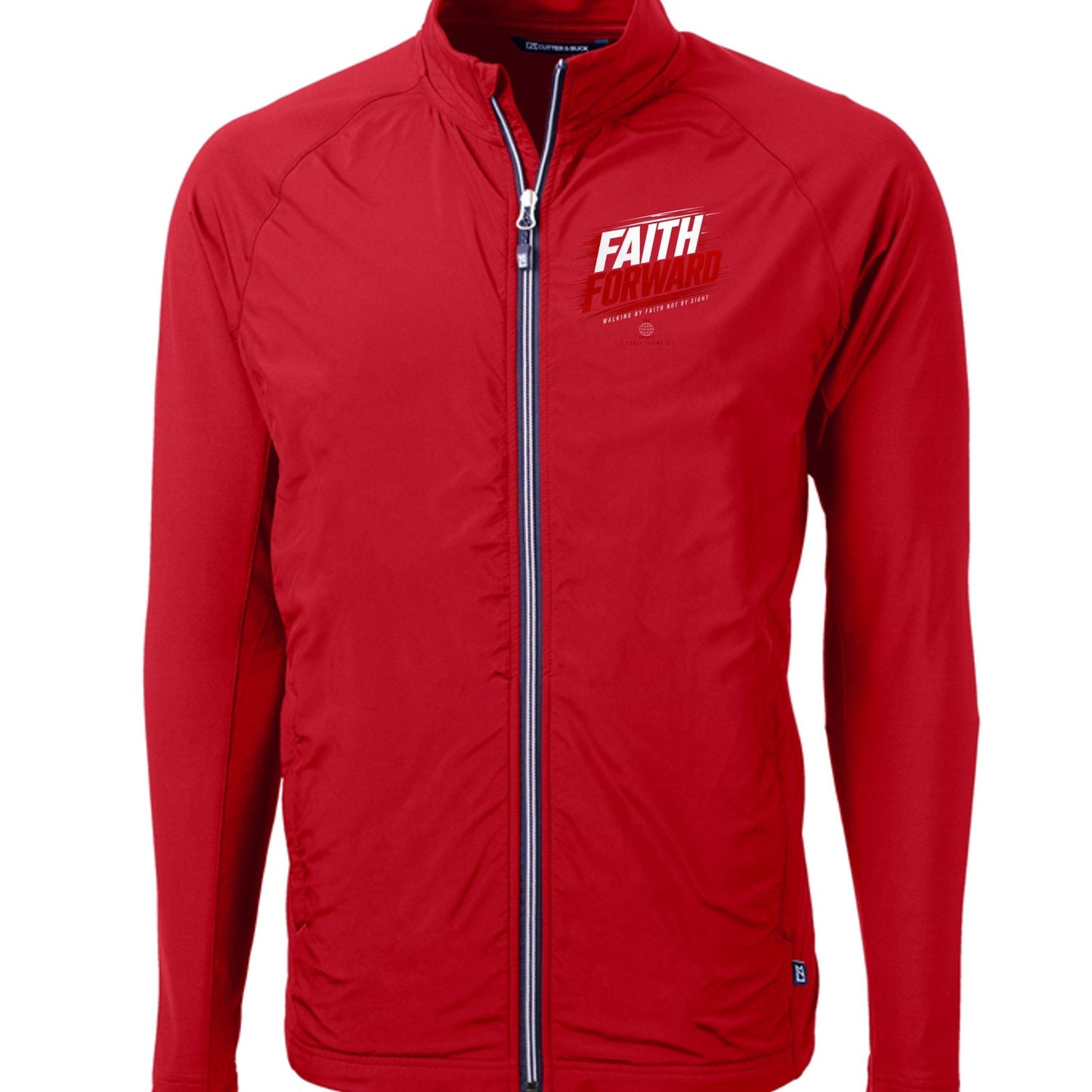 Faith Forward Men's Christian Jacket - ClaimedbyGodDesigns