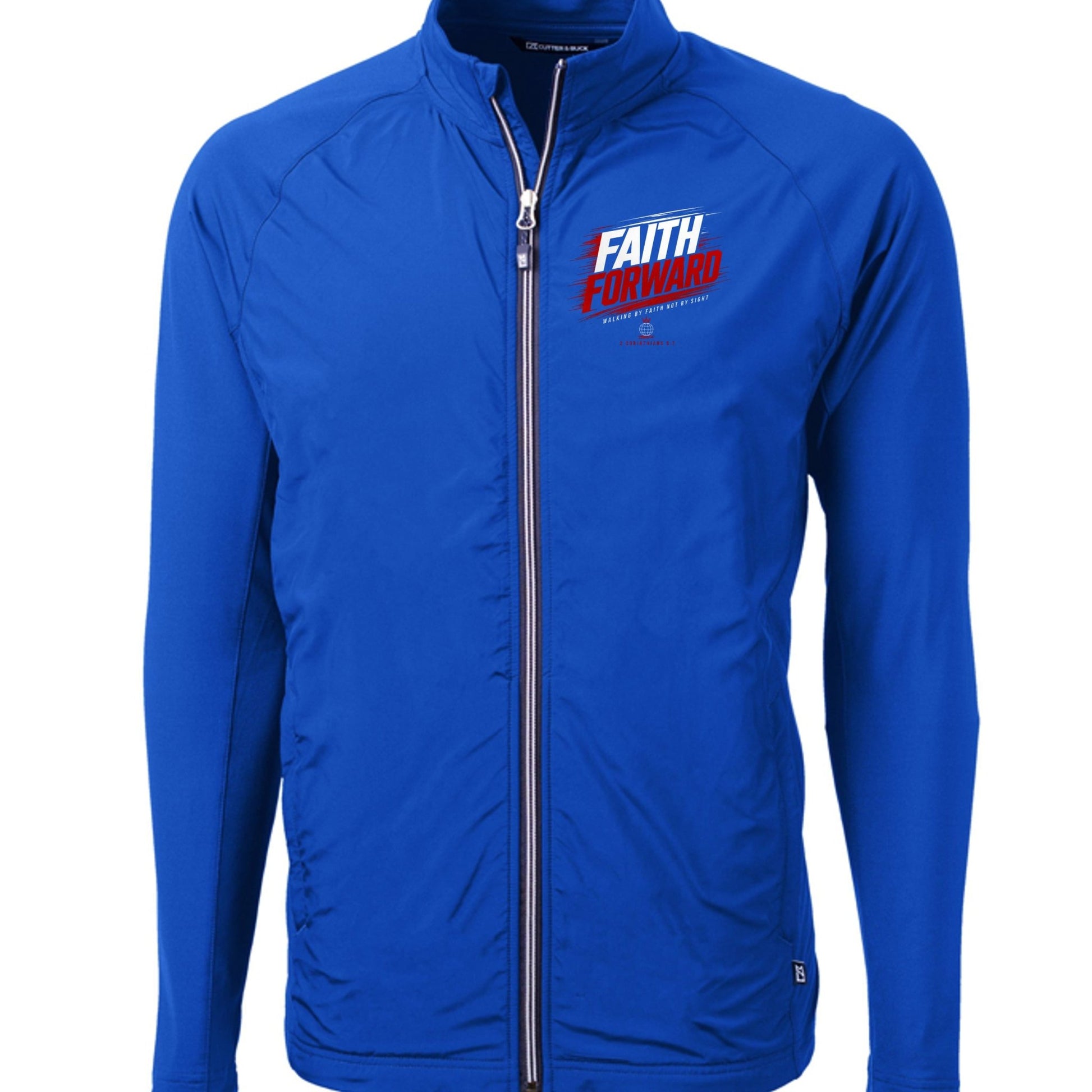 Faith Forward Men's Christian Jacket - ClaimedbyGodDesigns