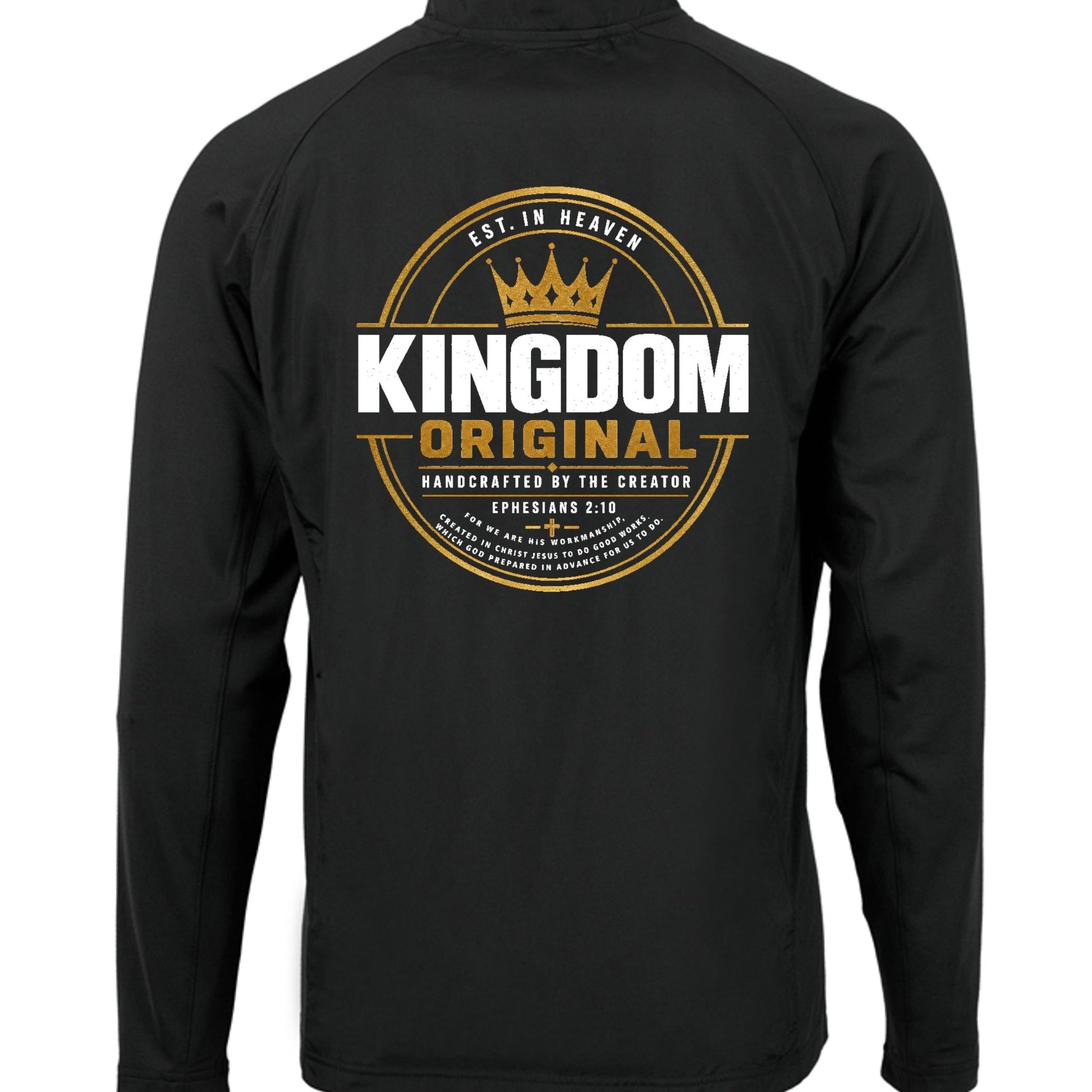 Kingdom Original Men’s Christian Performance Jacket - ClaimedbyGodDesigns