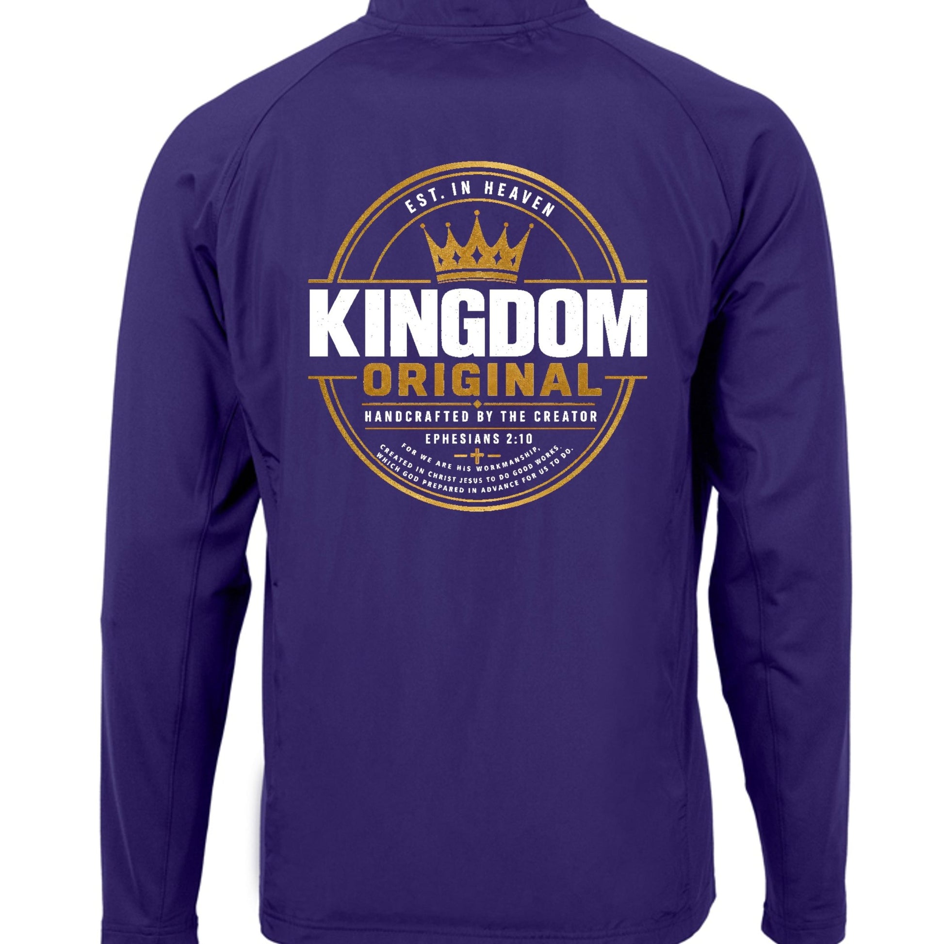 Kingdom Original Men’s Christian Performance Jacket - ClaimedbyGodDesigns