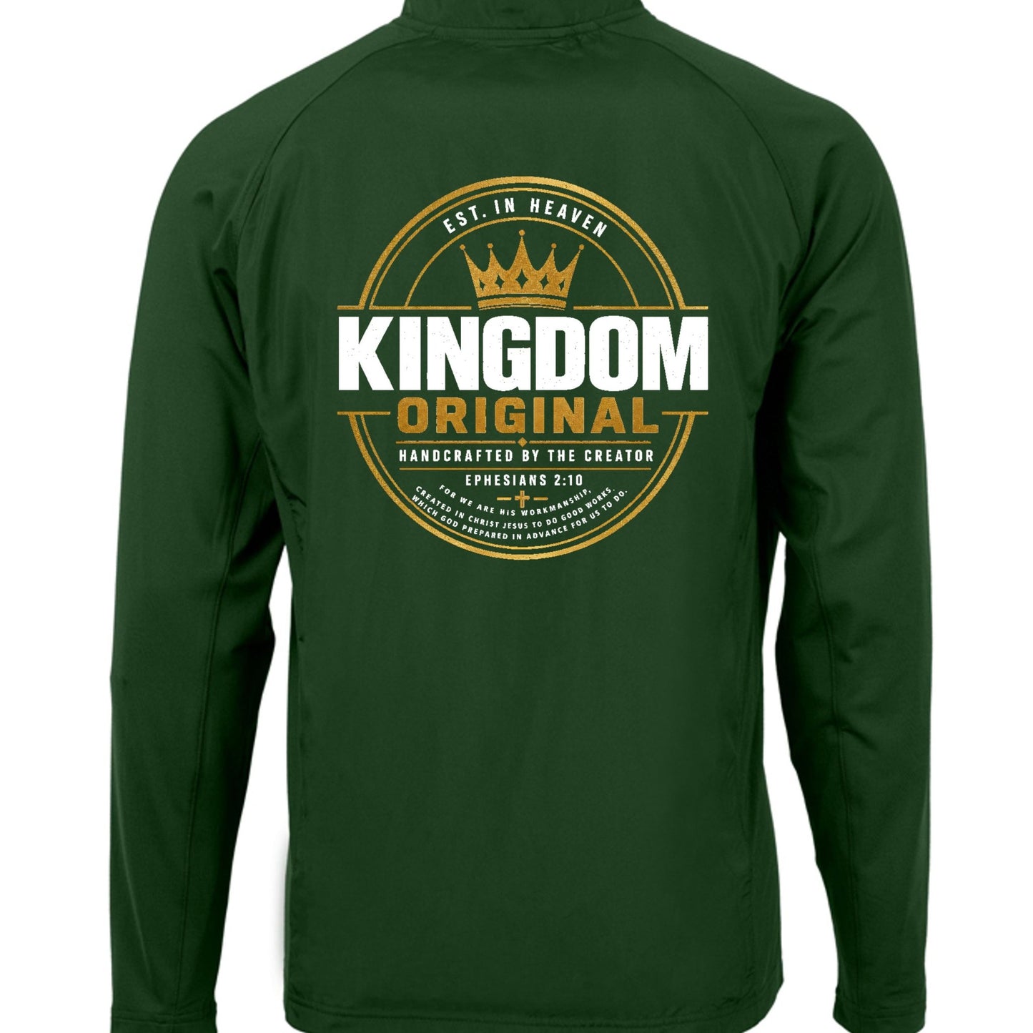 Kingdom Original Men’s Christian Performance Jacket - ClaimedbyGodDesigns