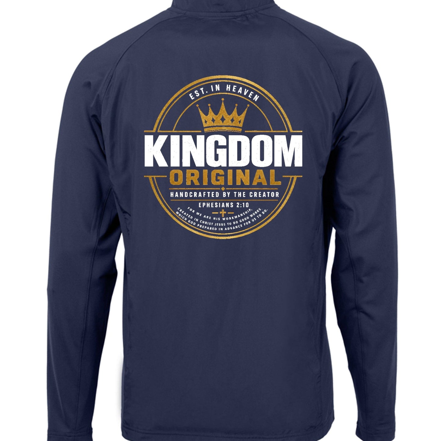 Kingdom Original Men’s Christian Performance Jacket - ClaimedbyGodDesigns