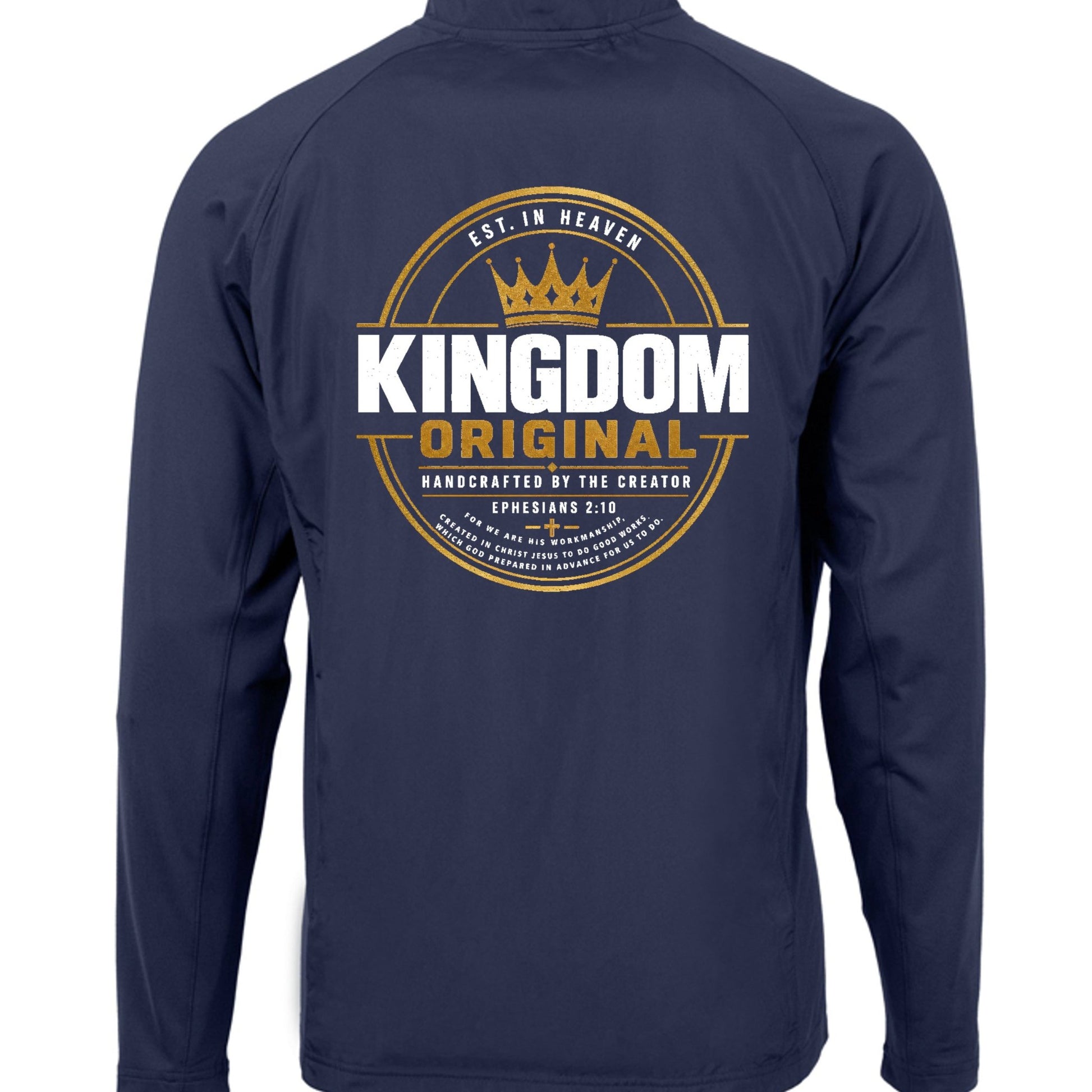 Kingdom Original Men’s Christian Performance Jacket - ClaimedbyGodDesigns