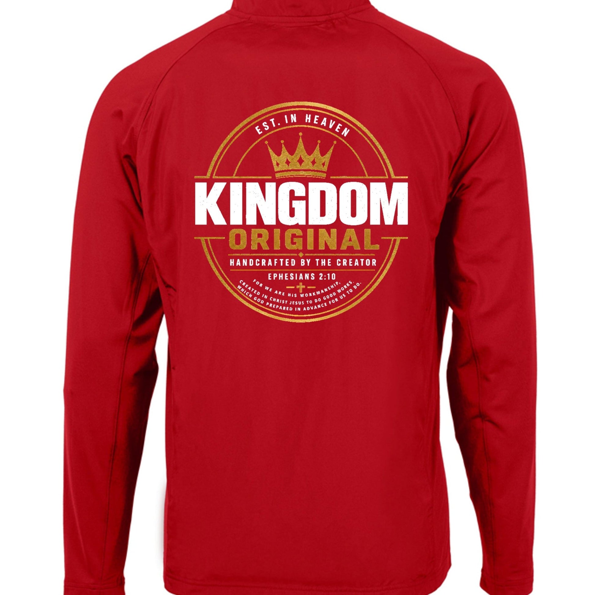 Kingdom Original Men’s Christian Performance Jacket - ClaimedbyGodDesigns