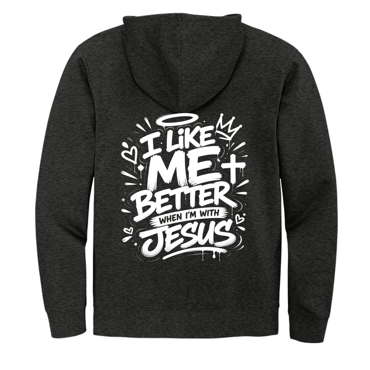 Heathered Charcoal - DT6102 - BACK