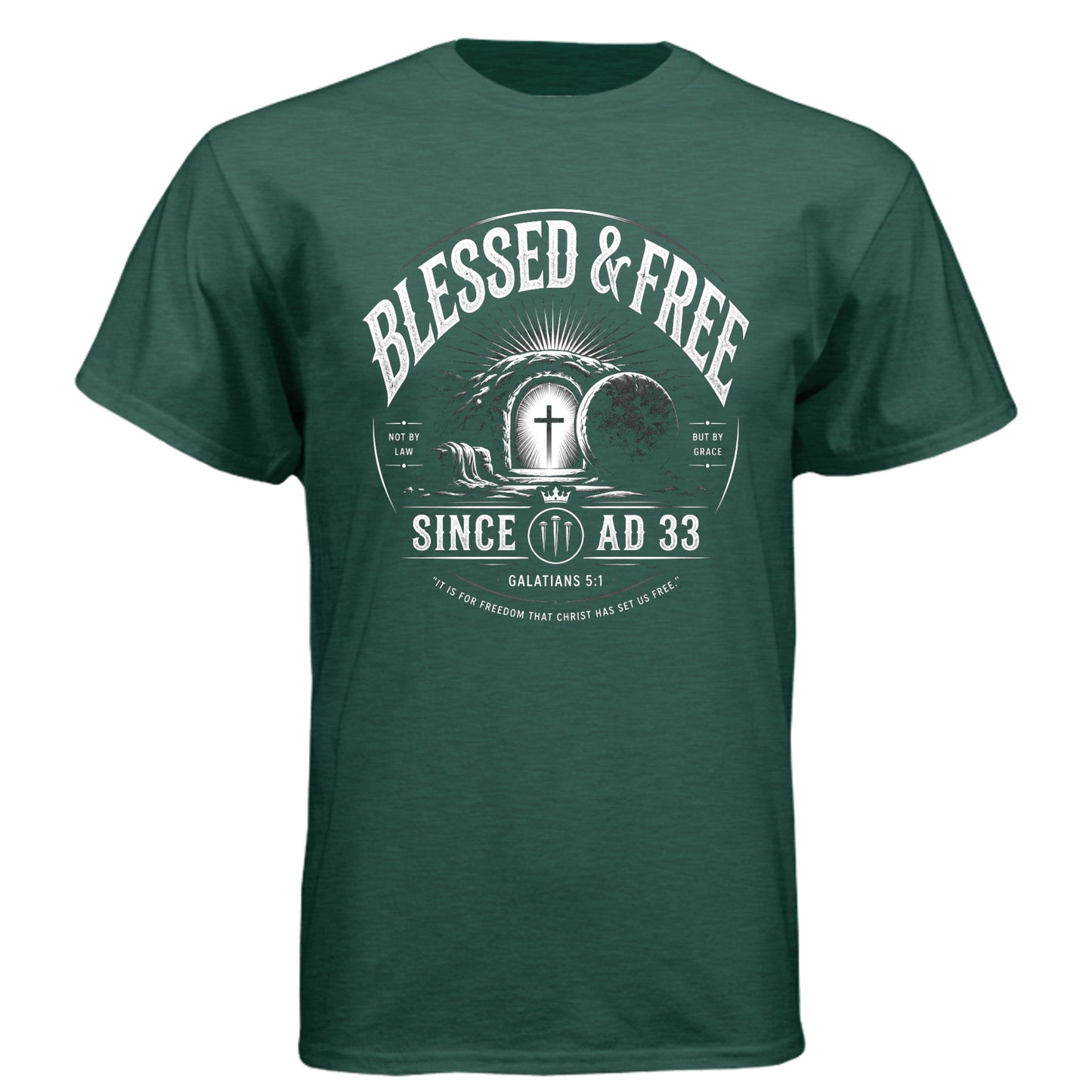 Heather Forest Green - N6210 - FRONT