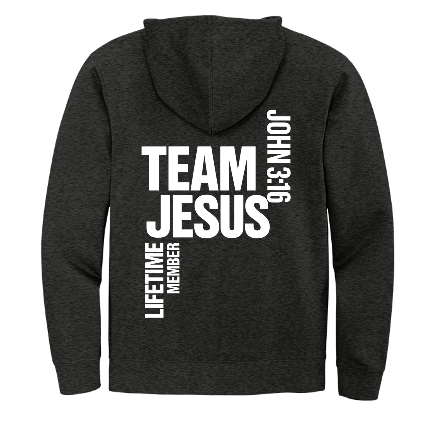 Heathered Charcoal - DT6102 - BACK