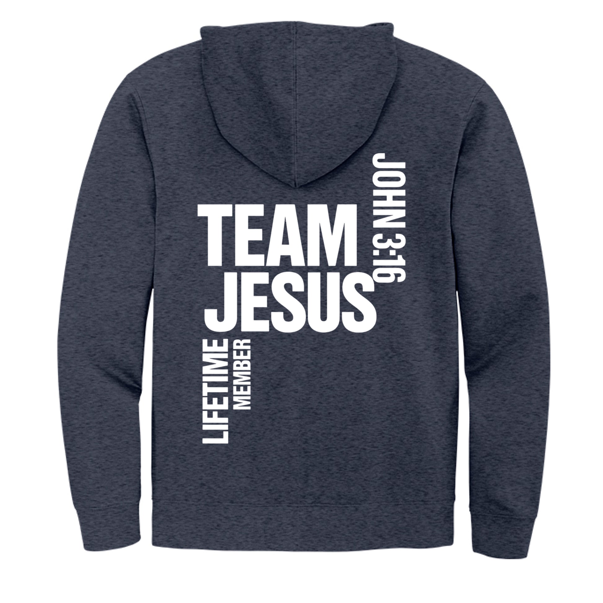 Heathered Navy - DT6102 - BACK