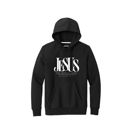 Jesus Name Above All Names Christian Unisex Pullover Hooded Sweatshirt - ClaimedbyGodDesigns