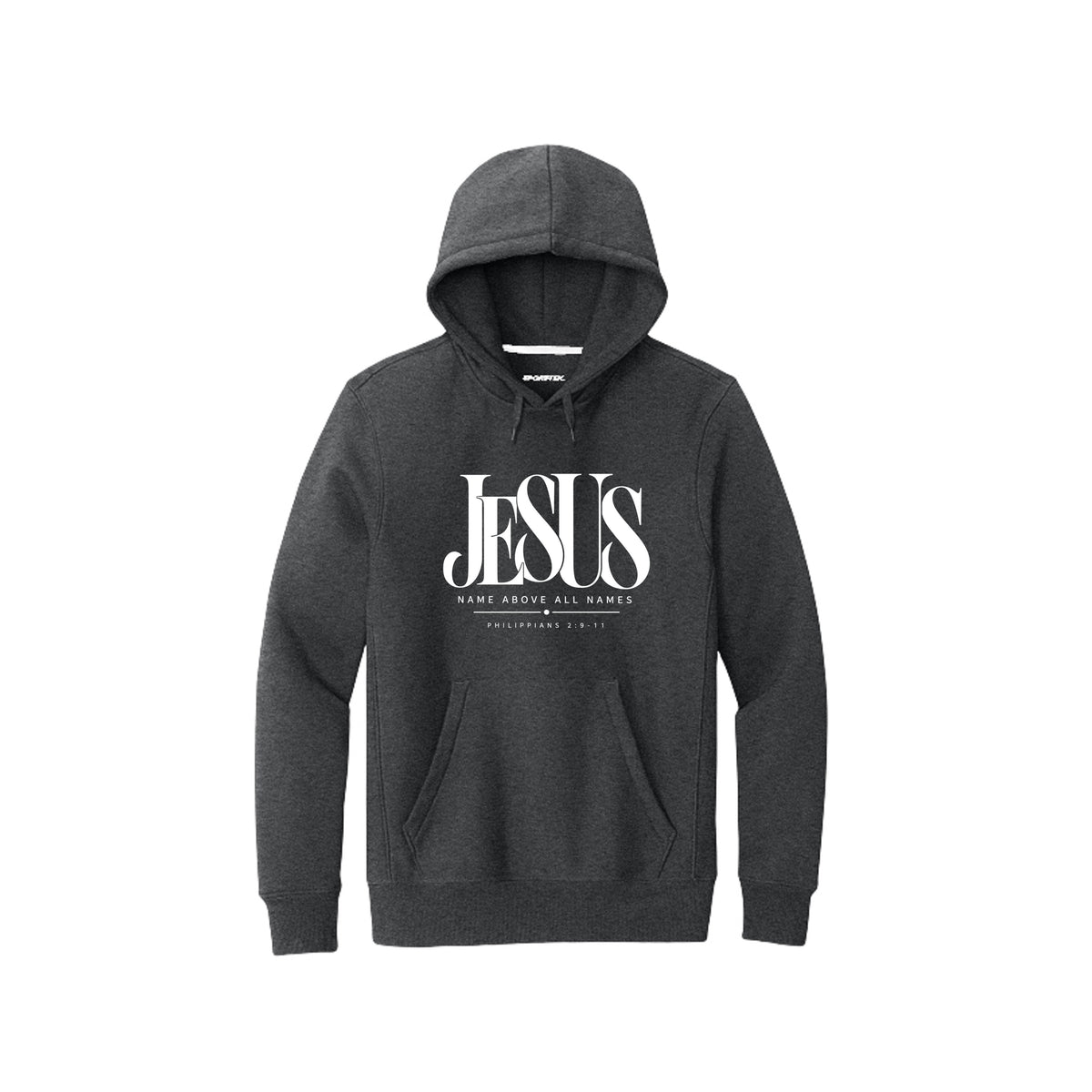 Jesus Name Above All Names Christian Unisex Pullover Hooded Sweatshirt - ClaimedbyGodDesigns