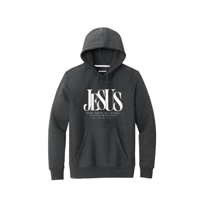 Jesus Name Above All Names Christian Unisex Pullover Hooded Sweatshirt - ClaimedbyGodDesigns