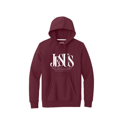 Jesus Name Above All Names Christian Unisex Pullover Hooded Sweatshirt - ClaimedbyGodDesigns