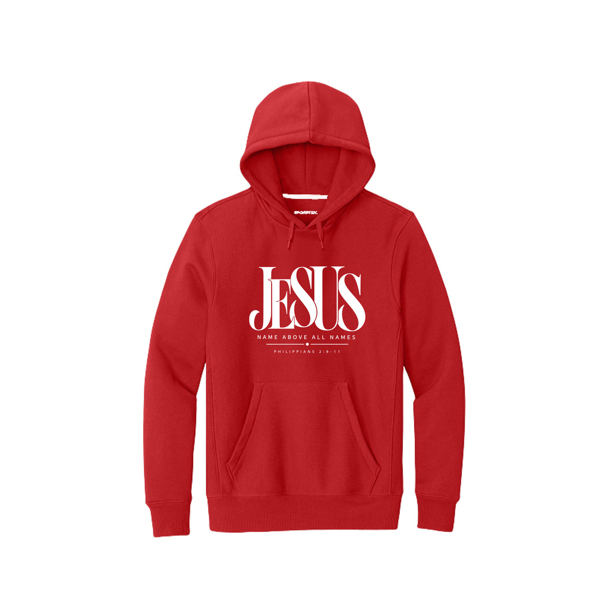 Jesus Name Above All Names Christian Unisex Pullover Hooded Sweatshirt - ClaimedbyGodDesigns