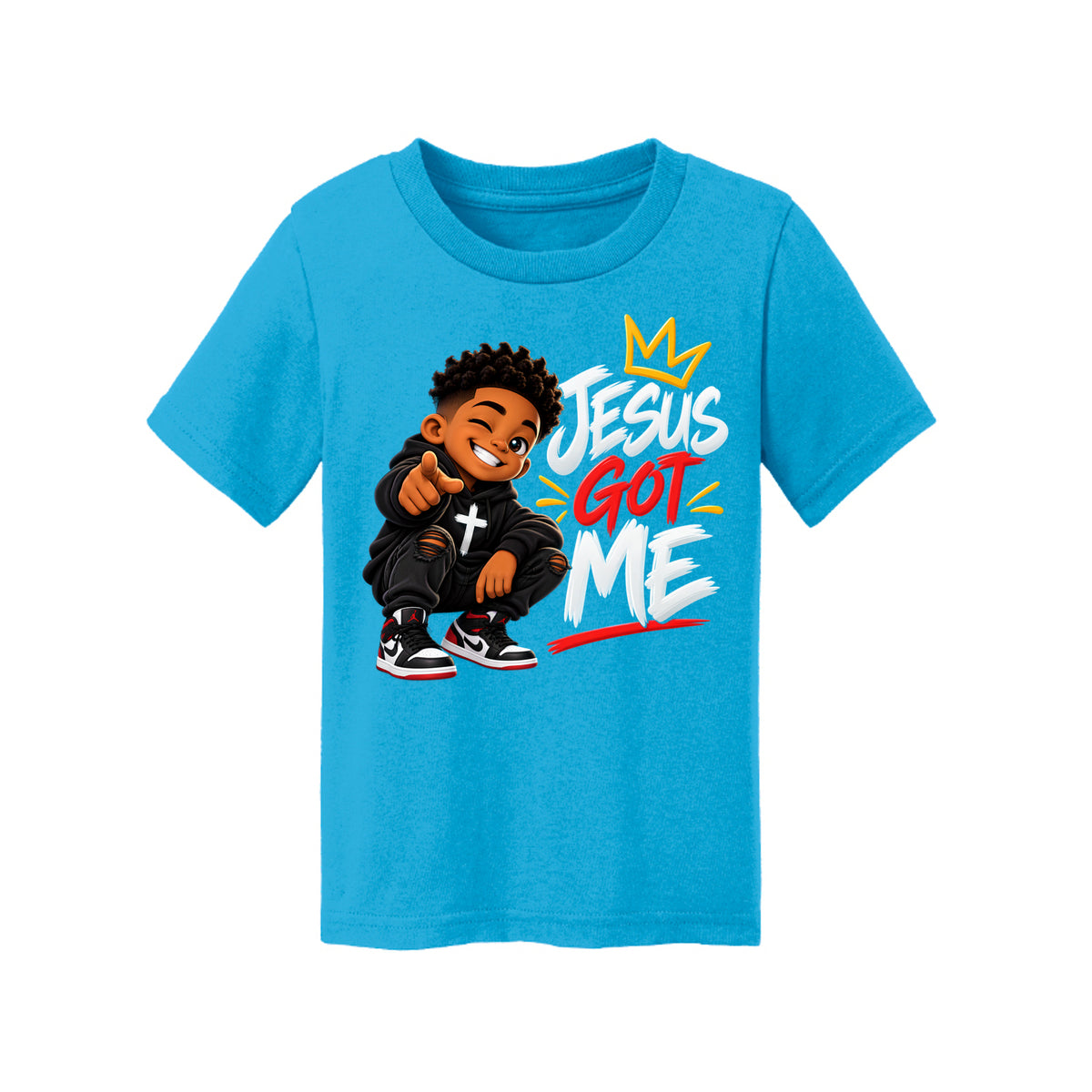 Jesus Got Me Toddler Christian T-shirt - ClaimedbyGodDesigns