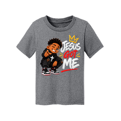 Jesus Got Me Toddler Christian T-shirt - ClaimedbyGodDesigns