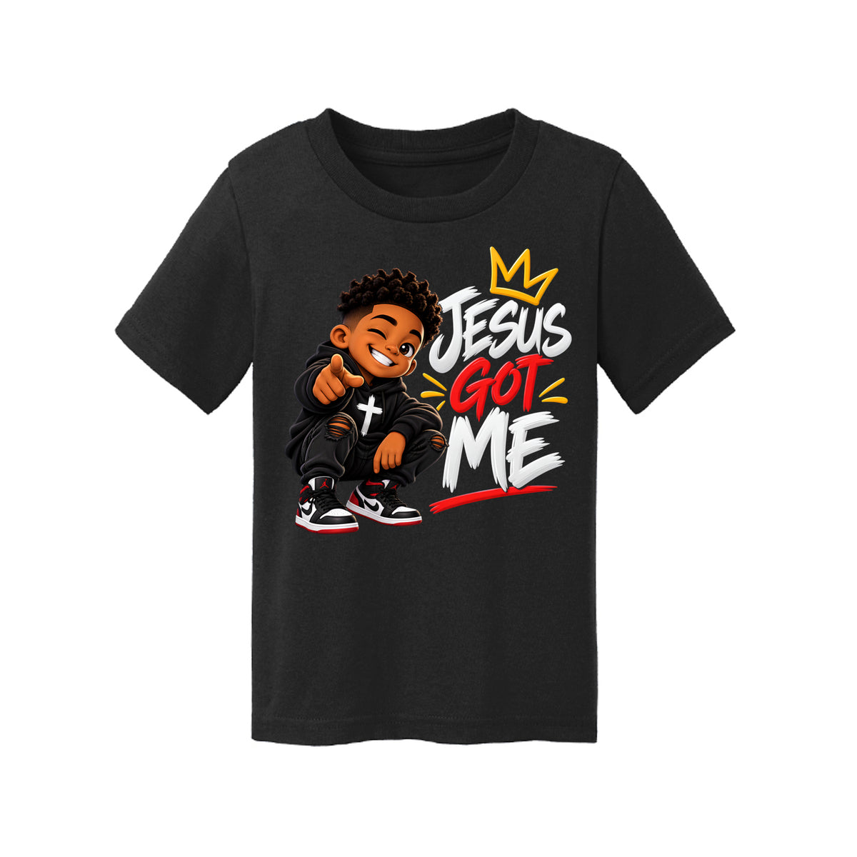Jesus Got Me Toddler Christian T-shirt - ClaimedbyGodDesigns
