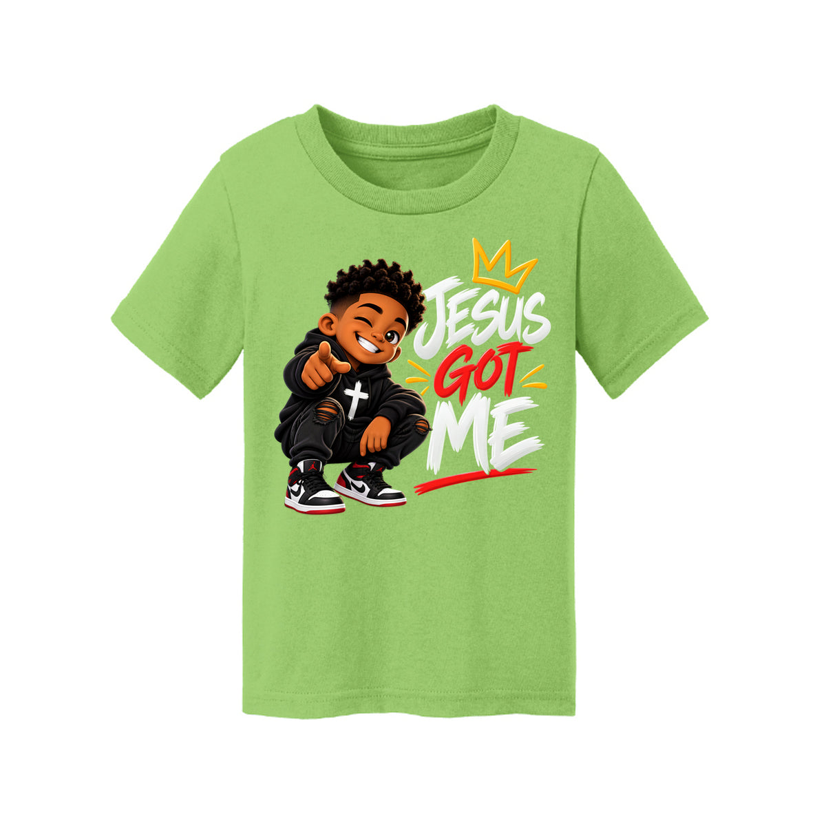 Jesus Got Me Toddler Christian T-shirt - ClaimedbyGodDesigns