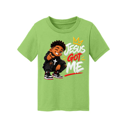 Jesus Got Me Toddler Christian T-shirt - ClaimedbyGodDesigns