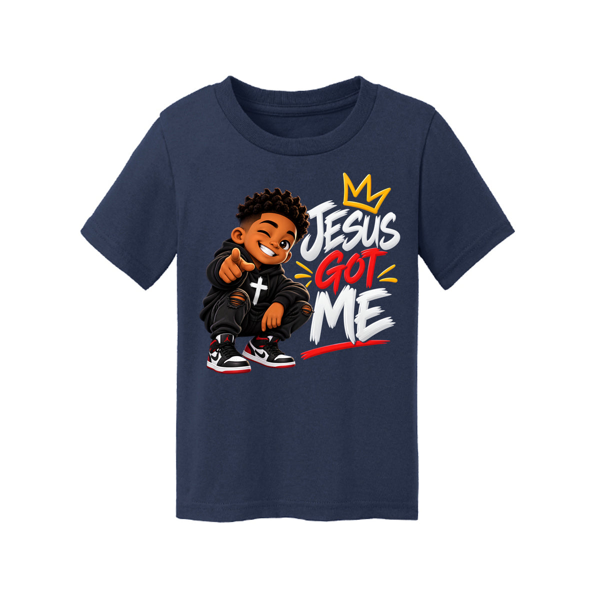 Jesus Got Me Toddler Christian T-shirt - ClaimedbyGodDesigns
