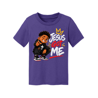 Jesus Got Me Toddler Christian T-shirt - ClaimedbyGodDesigns