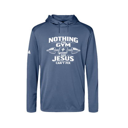 Nothing The Gym And Jesus Can't Fix Christian Gym Hoodie - ClaimedbyGodDesigns