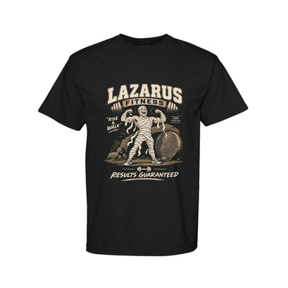 Lazarus Rise and Walk Funny Christian Gym Shirt - Claimed by God Designs