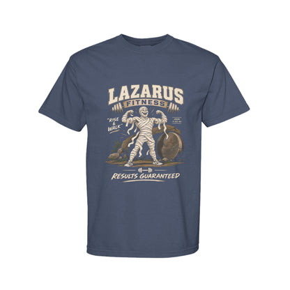 Lazarus Rise and Walk Funny Christian Gym Shirt color option - Claimed by God Designs