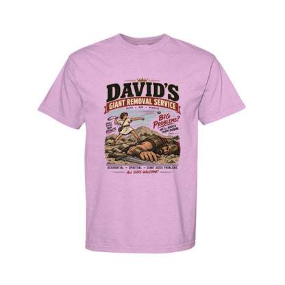 David's Giant Removal Service Funny Christian T-Shirt