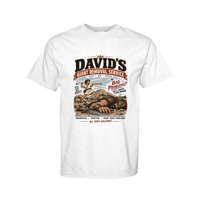 David's Giant Removal Service Funny Christian T-Shirt