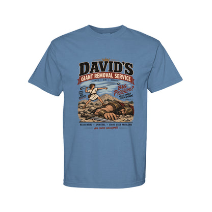 David's Giant Removal Service Funny Christian T-Shirt