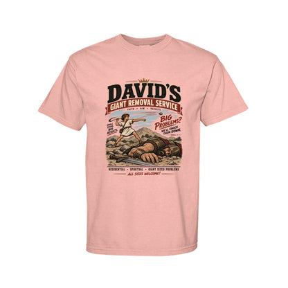 David's Giant Removal Service Funny Christian T-Shirt