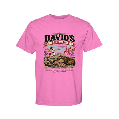 David's Giant Removal Service Funny Christian T-Shirt