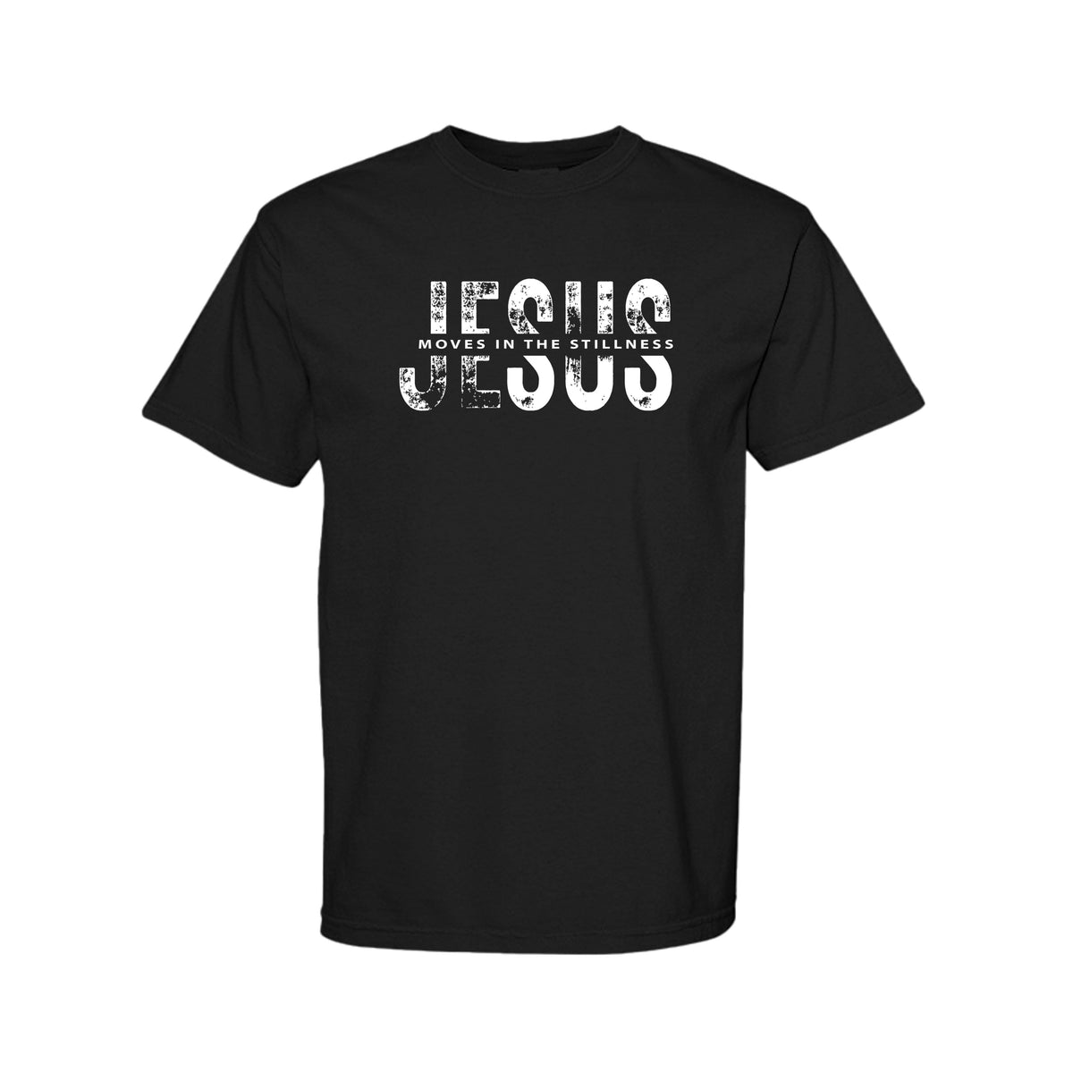 Jesus Moves in the Stillness Christian T-Shirt