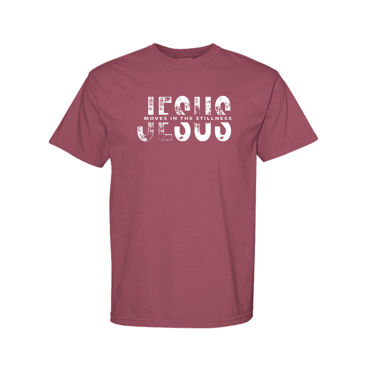 Jesus Moves in the Stillness Christian T-Shirt