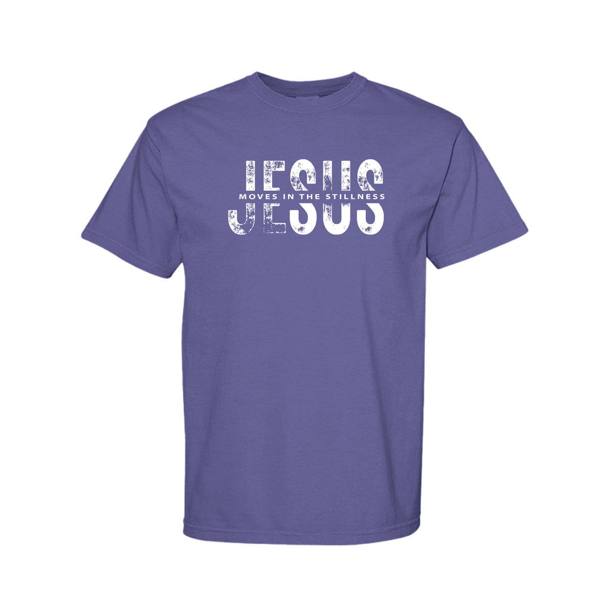 Jesus Moves in the Stillness Christian T-Shirt