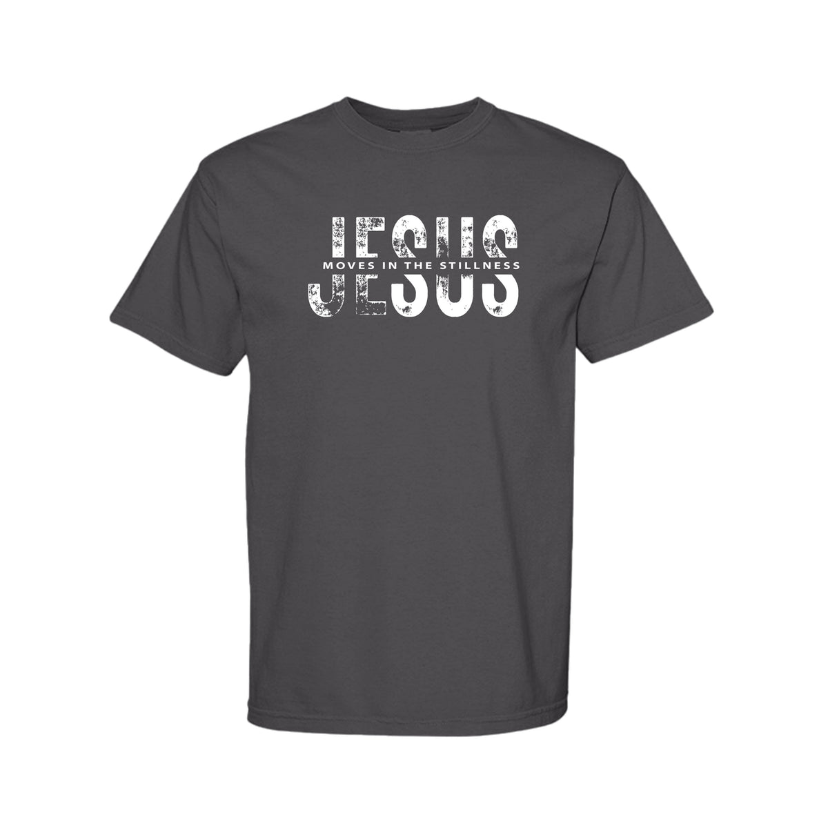 Jesus Moves in the Stillness Christian T-Shirt