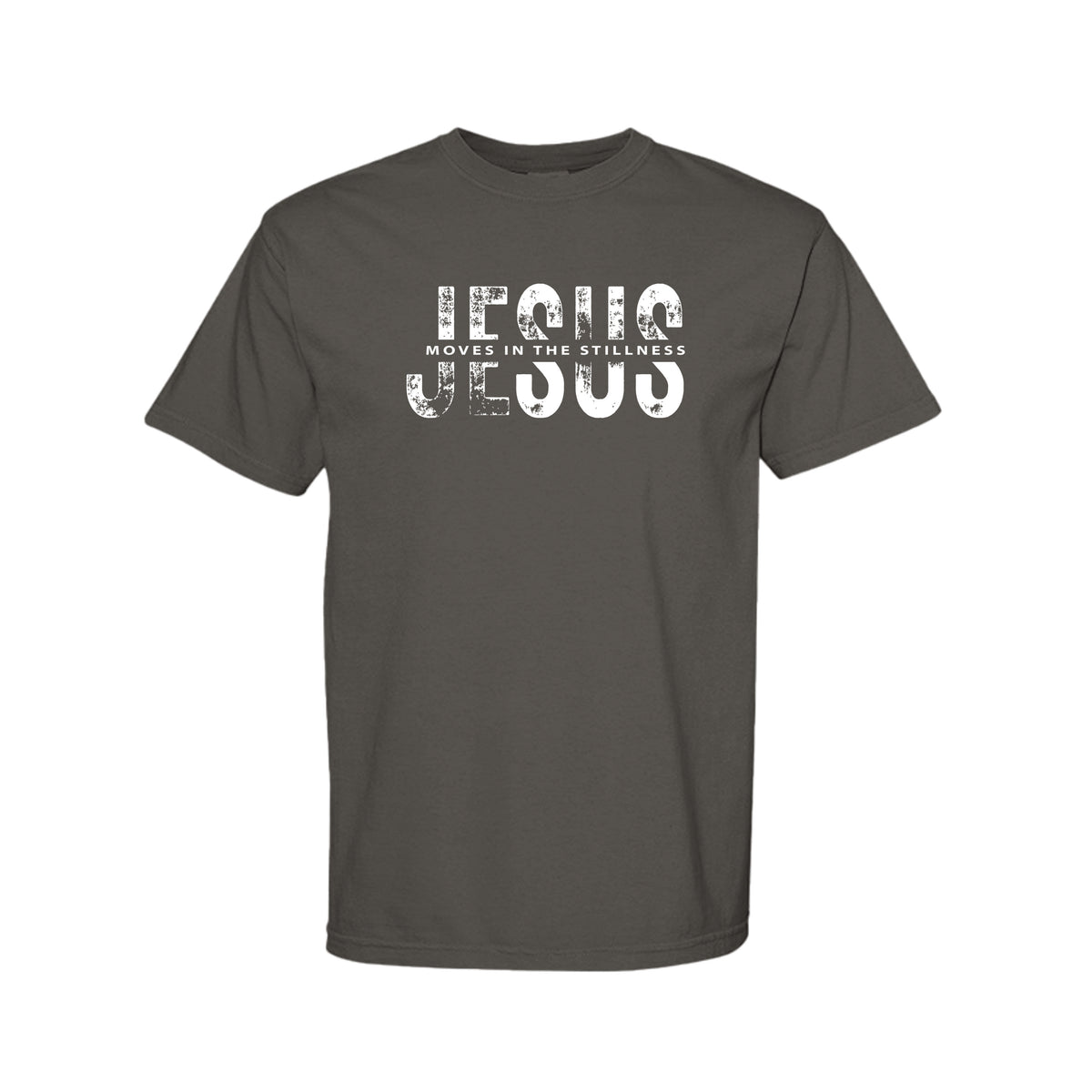Jesus Moves in the Stillness Christian T-Shirt