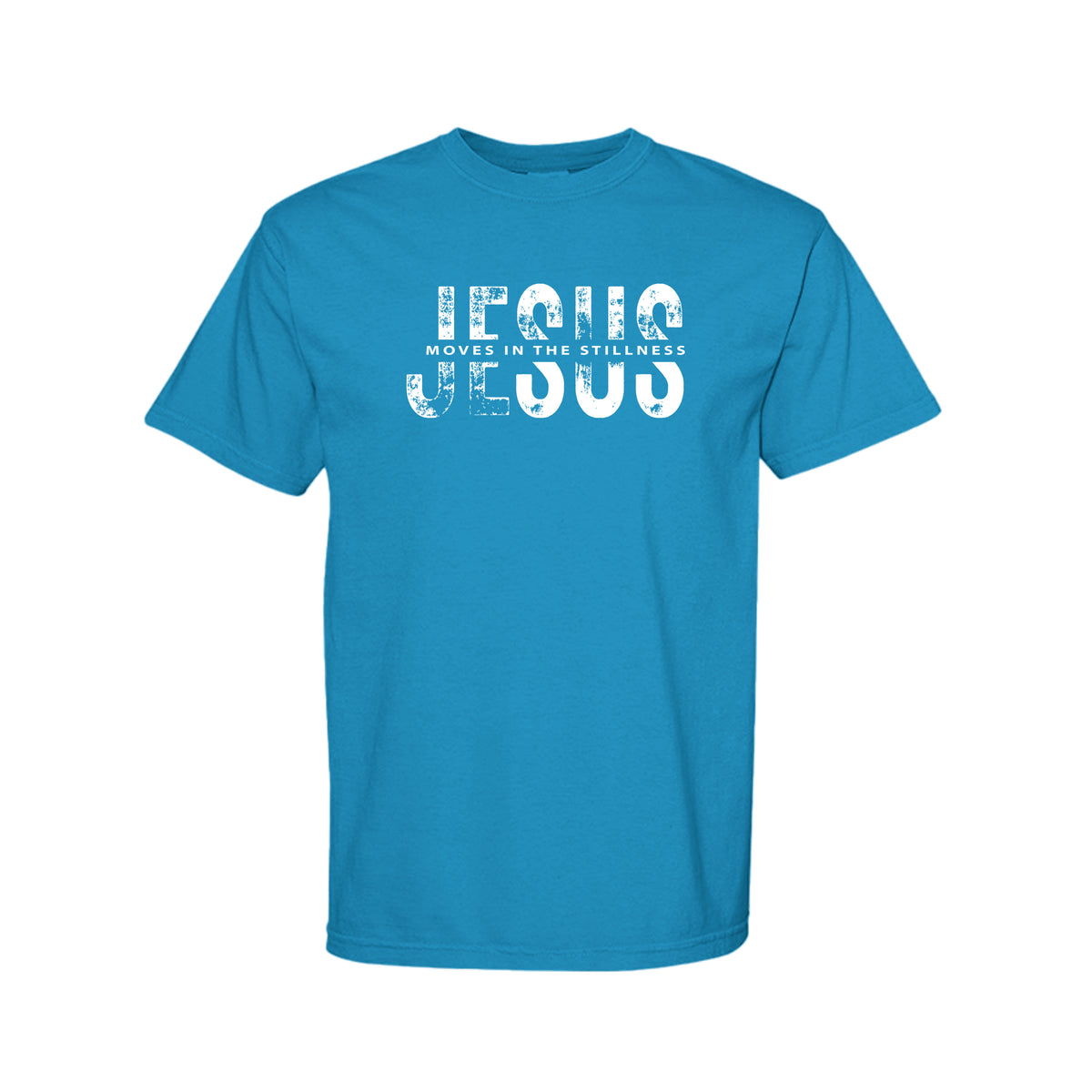 Jesus Moves in the Stillness Christian T-Shirt
