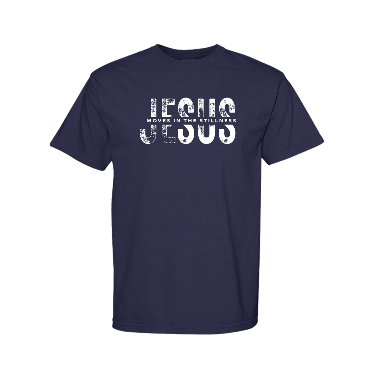 Jesus Moves in the Stillness Christian T-Shirt