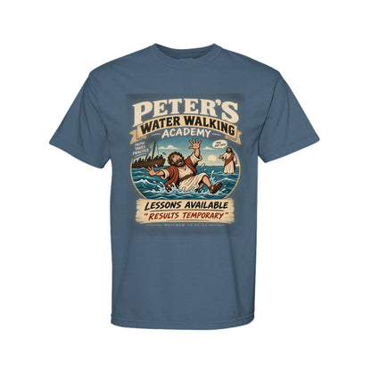 Peter's Water Walking Academy Funny Christian T-Shirt