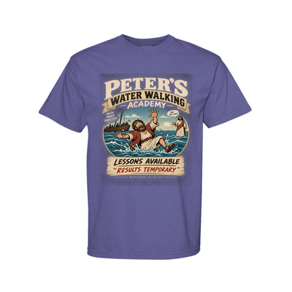 Peter's Water Walking Academy Funny Christian T-Shirt