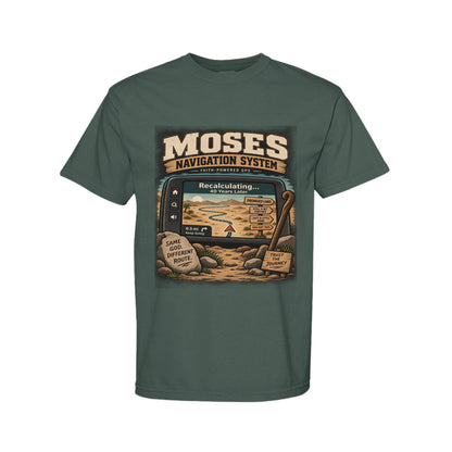 Moses Navigation System Funny Christian T-Shirt