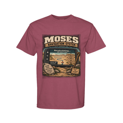 Moses Navigation System Funny Christian T-Shirt