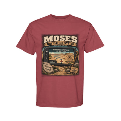 Moses Navigation System Funny Christian T-Shirt