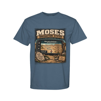 Moses Navigation System Funny Christian T-Shirt