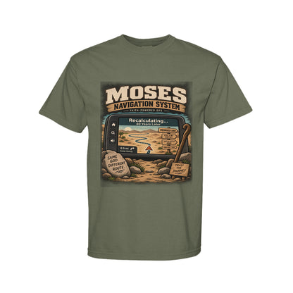 Moses Navigation System Funny Christian T-Shirt